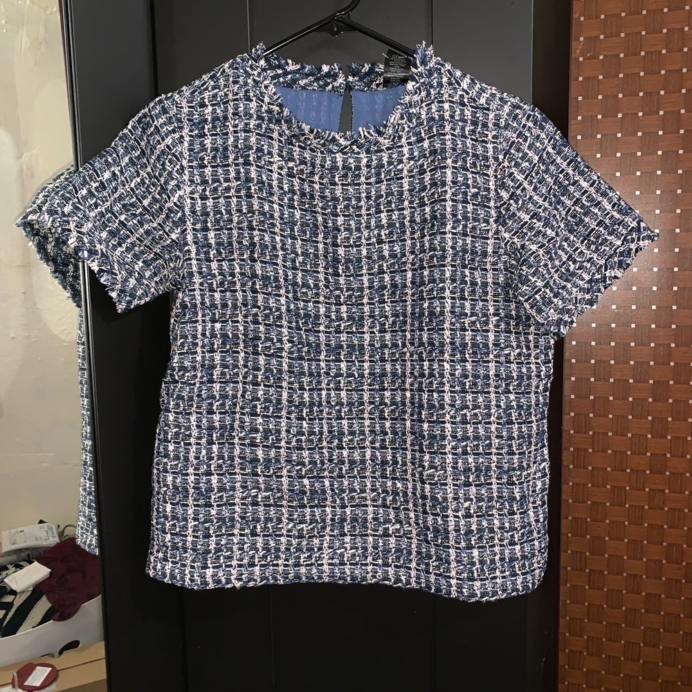 Ann Taylor Factory Tweed Top